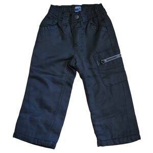 Old Navy Snow‎ Pants Boys Sz 2T Black Blue Ski Snowboard Winter Outdoors Play